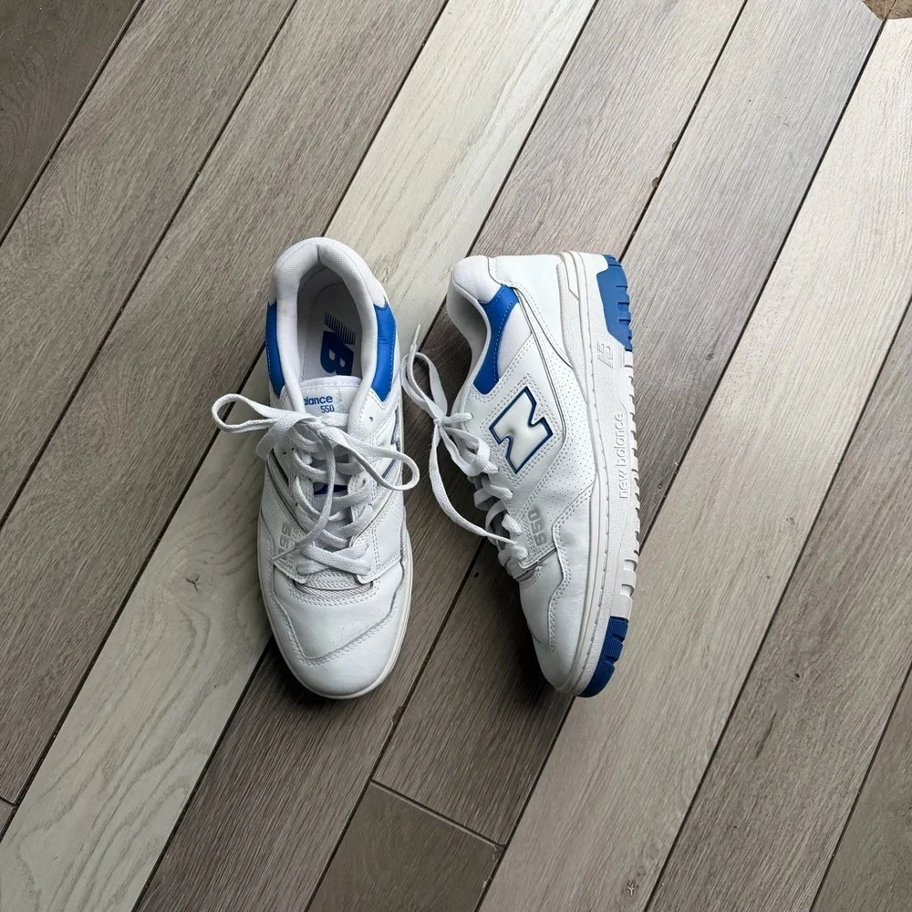 New Balance 550 Men’s White Cobalt Blue